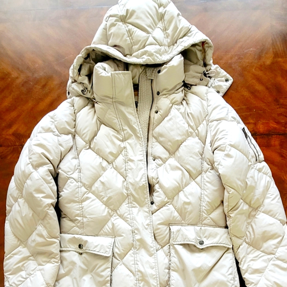 Authentic BURBERRY LONDON Women Down Coat Size Xlarge